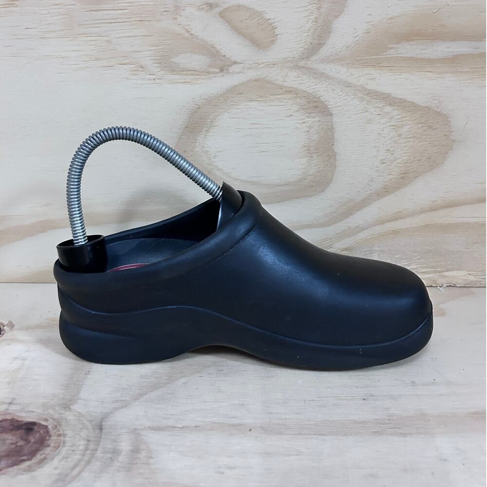 Klogs - Genuine Rubber - Clog Shoes - Black - Women's - 6 - Picture 5 of 9
